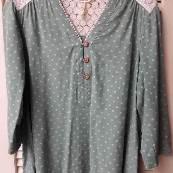 Journey Polka Dot Buttoned Blouse